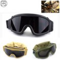 Antiparras Airsoft soporta balines 3 micas